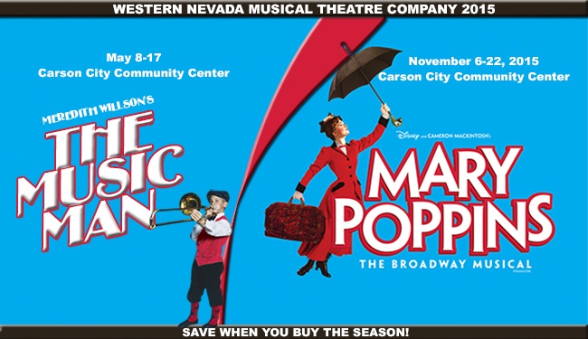 2015 WNMTC Season Tickets<br> Music Man / Mary Poppins